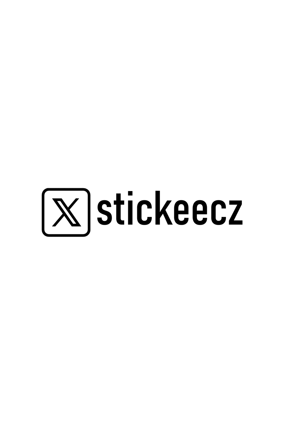 X samoleka 3D - Stickee